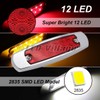 30 Pcs Ledvillage 12V DC 6.4 Inch 10 Amber 10
