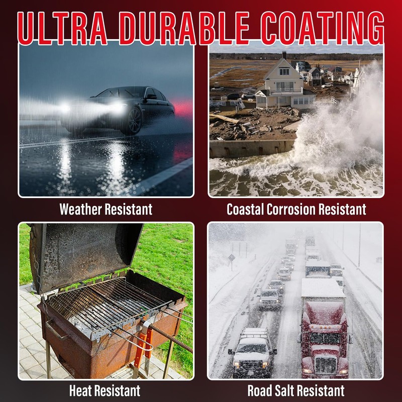 2-in-1 Rust Conveter Automotive, 35 oz Matte Black Rust Conversion