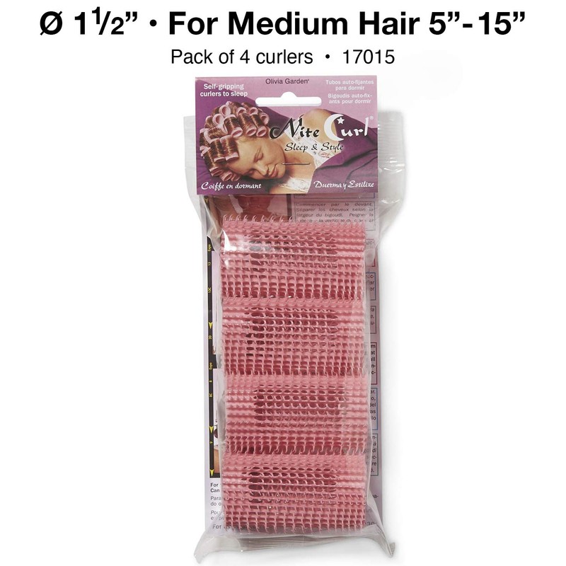 Olivia Garden Nite Curl Self-Gripping Curler For Setting While Sleeping