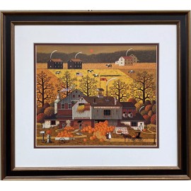 Charles Wysocki "Liberty Star Farms" New CUSTOM FRAMED Art Americana