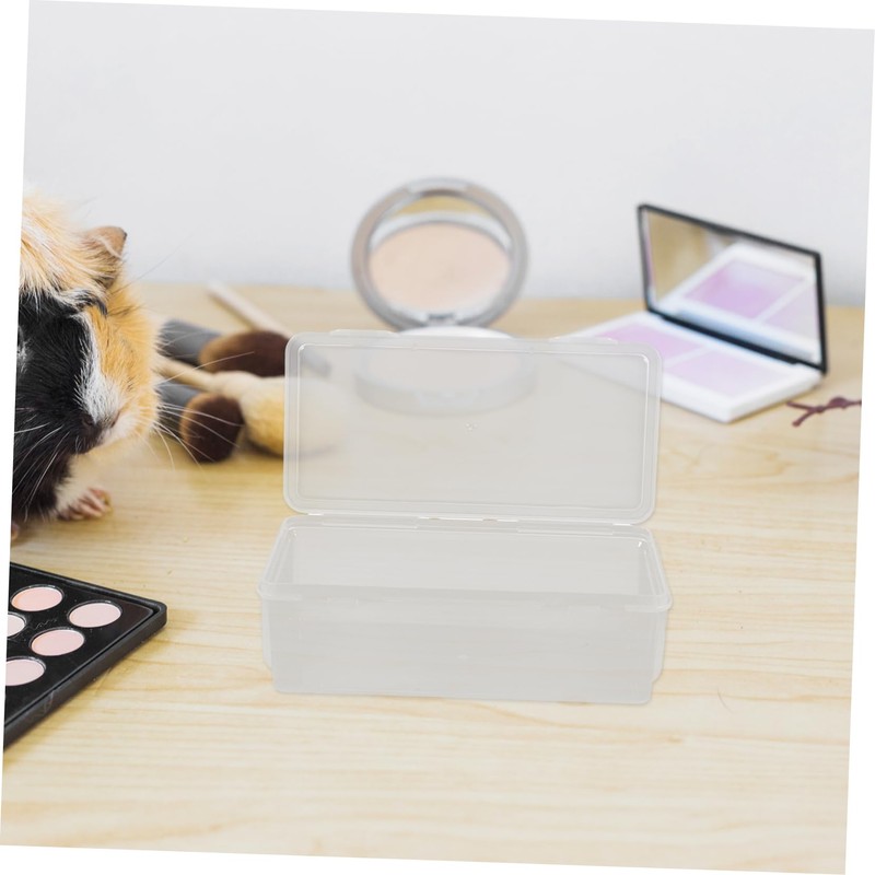 COLLBATH 2pcs Plastic Organizer Box Multi Functional Storage Bin for