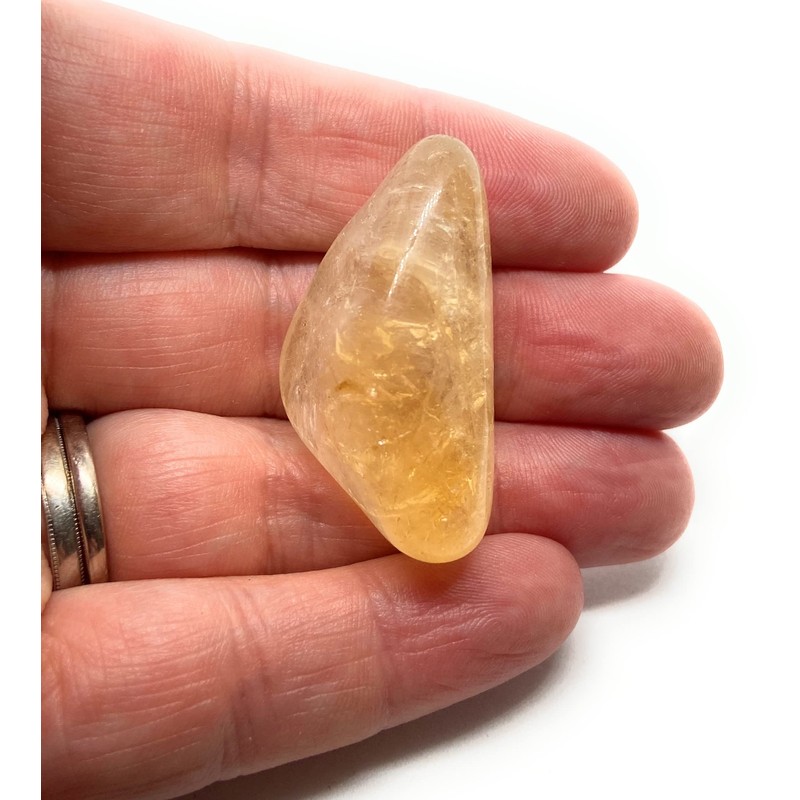 Citrine Extra Large Crystal Tumbled Stone - 1 Pc