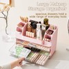 UFORU Makeup Organizer for Vanity with 2 Large Drawers, Cosmetic