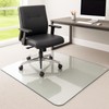 Yuzeyurun Tempered Glass Chair Mat, 46" x 36" Glass Office