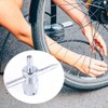 Tyre Valve Tools, 4 Way Valve Core Tool, 4-in-1 Tyre