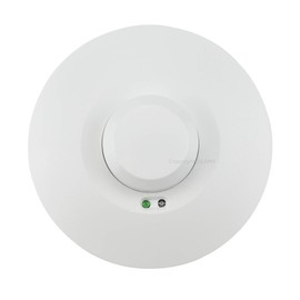 J.LUMI YCA2002 Microwave Ceiling Motion Sensor, 5.8 GHz Microwave Motion Detector Light Switch 1200W, Ceiling Mount Motion Detector, 32-ft Range, White (85-265V AC)