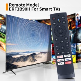 HZIME New ERF3B90H Replaced Voice Remote Control Compatible for Hisense Smart TV 65U7G 55U78G 75U78G 100L5G 100L5G-DLT100B 100L5G-CINE100A 100L9G-CINE100A PX1 120L9G-CINE120A 120L5G-CINE120A PX1-PRO