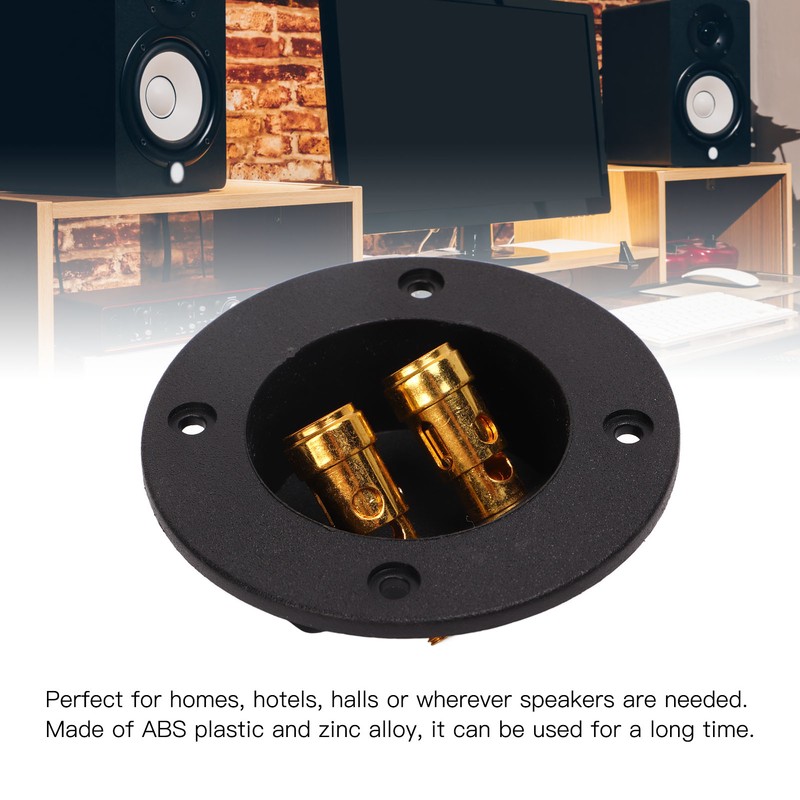 5Pcs 2 Way Stereo Speaker Box Terminal Cup Double Binding