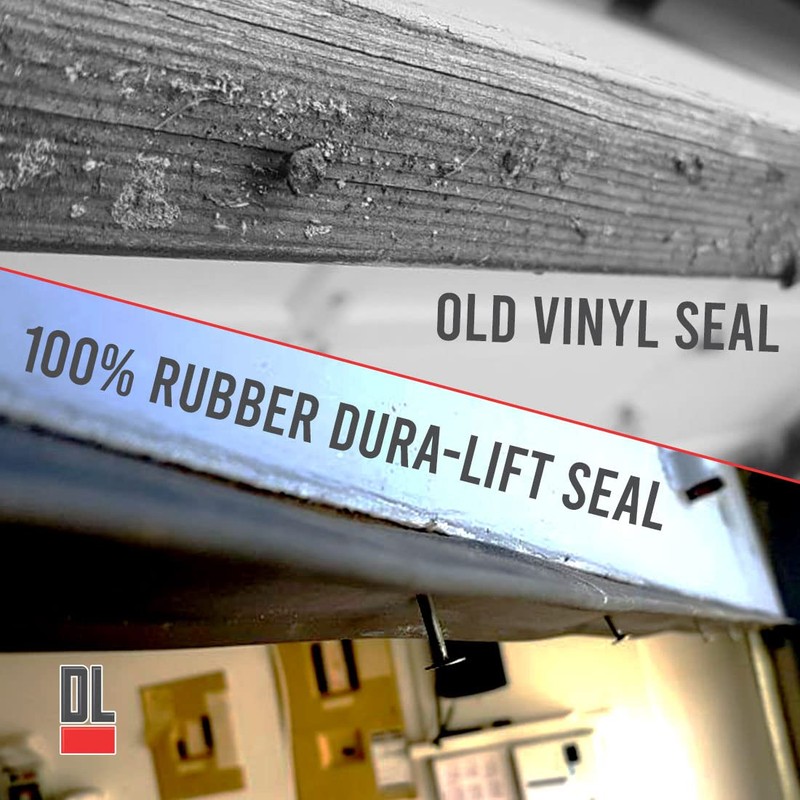DURA-LIFT Garage Door Foam Bottom Weather Seal for 16' Wide