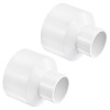 PATIKIL PVC Reducer Pipe Fitting 75mm to 40mm ID, Straight