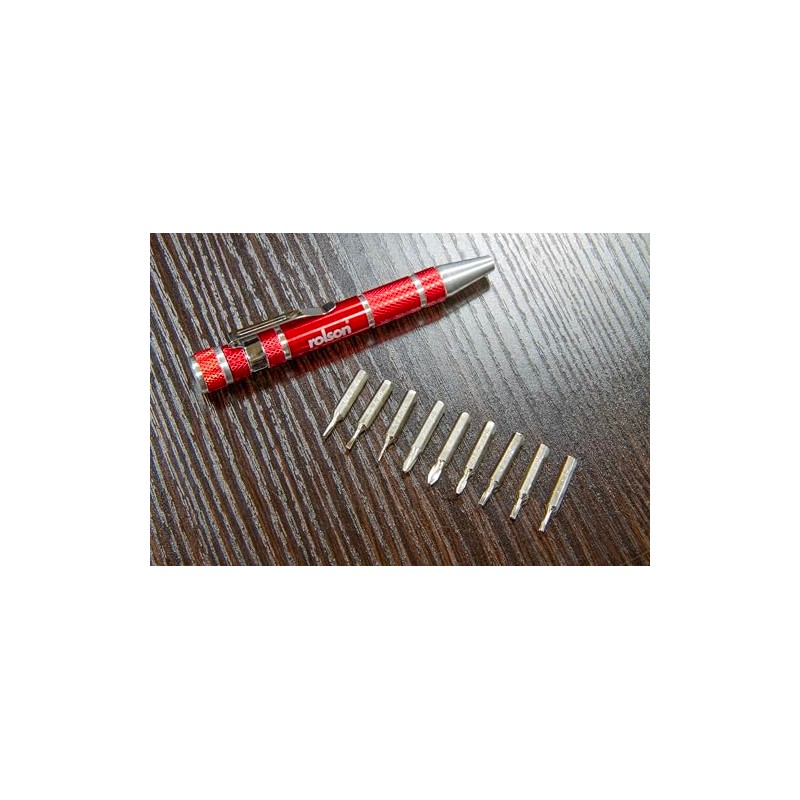 Rolson 28226 9-in-1 Precision Screwdriver-Multiple Colours