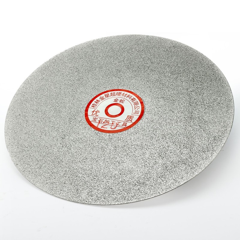 uxcell 300mm 12-inch Grit 120 Diamond Coated Flat Lap Disk