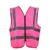 Adult Zipped High Visibility Hi Viz Hi Vis Vest Waistcoat