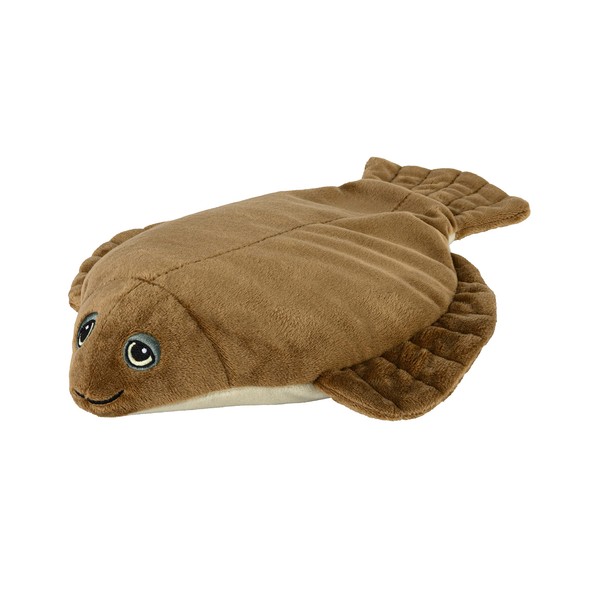 Warmies® Heat Cushion / Soft Toy "Scholle" Millet Lavender Filling