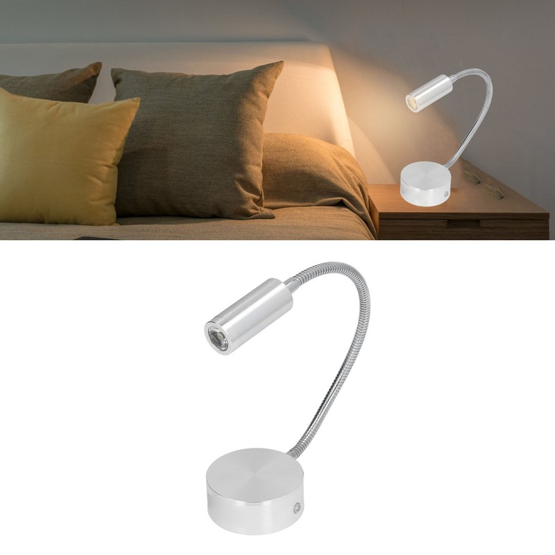LED Spotlight 3W 4000K Work Reading Wall Light Aluminum with