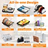 ADBIU Over Sink Dish Drying Rack (Expandable Height/Length) Snap-On Design