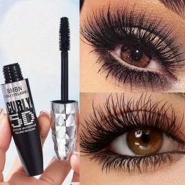 5D Volumizing Mascara Waterproof 1 Pack – Lengthening Curling Smudge Proof Lash Mascara, Long Lasting Non Greasy Eye Makeup for Daily & Event Use