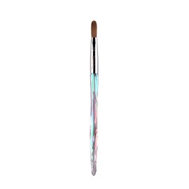 Rolabling Nail Art Brush Acrylic Brush Nail Pen with Symphony Diamond Handle Manicure Design Nail Art Tool (8#)