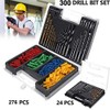 Heavy Duty Drill Bits & Wall Plug Set 300 Pieces