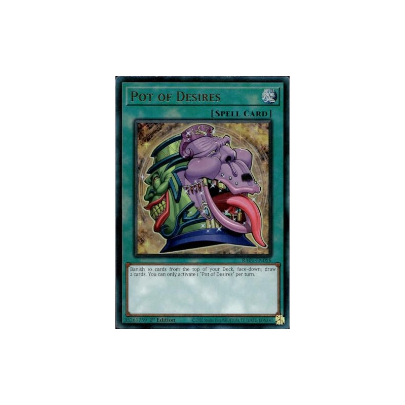 Pot of Desires (PUR) - RA01-EN056 - Prismatic Ultimate Rare