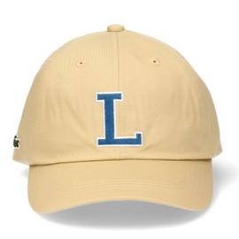 Lacoste Big L Logo Twill Cap L LOGO TWILL CAP (006 BEIGE) 22"