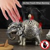 SUMNACON Zinc Alloy Incense Burner with Lid Incense Holder Incense