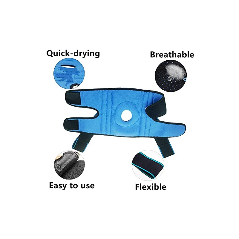 LAVAED Knee Brace with Side Stabilizers for Knee Pain, Adjustable