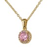 LuckyLy Set de Joyería para Mujer Oro 14k con Zirconia