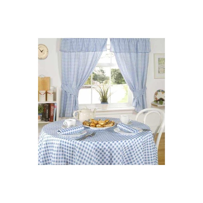 Emma Barclay Molly - Gingham Table Cloth in Blue -