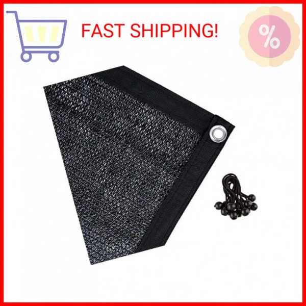Agfabric 70% Sunblock Shade Cloth with Grommets for Garden Patio