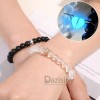 Dazisiny 2 Pulsera De Parejas Imán Brilla Regalo Para Mujeres