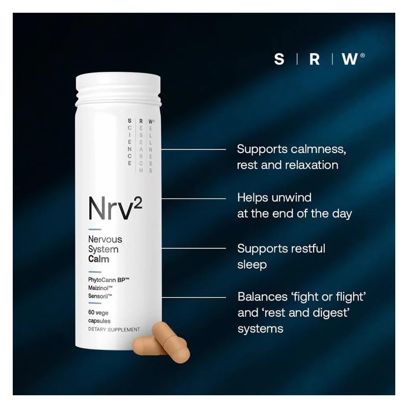 SRW Laboratories Nrv² Calm | Stress & Sleep Supplement |