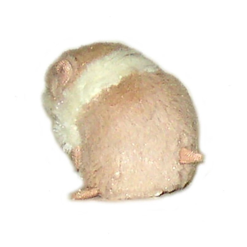 Ganz Plush Beige Lil Hamster Stuffed Animal NEW