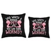 Worm Composting Bin Composter Bin Vermicomposting Worm Farm Throw Pillow