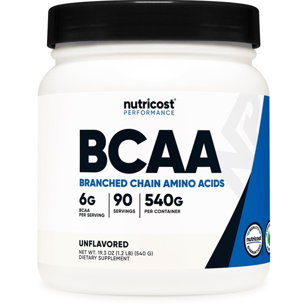 Nutricost Nutricost BCAA Powder 2:1:1 (90 Servings, No Flavor Added)