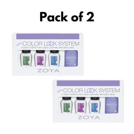 ZOYA Mini Color Lock System Manicure Kit #ZTCL0R - Pack of 2 Free Shipping