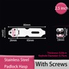 Stainless Steel Padlock Hasp 2 Inch Door Latch Padlock Security
