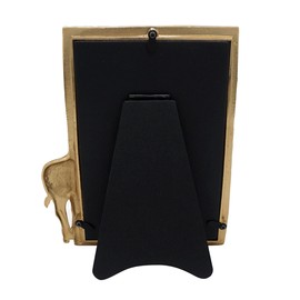 GIFTY GIFTY Giraffe Photo Frame / 4x6 In | For Vertical Display on Tabletops | Perfect for Home Decor, Wedding, Graduation, Or Any Milestone Photos (Gold)