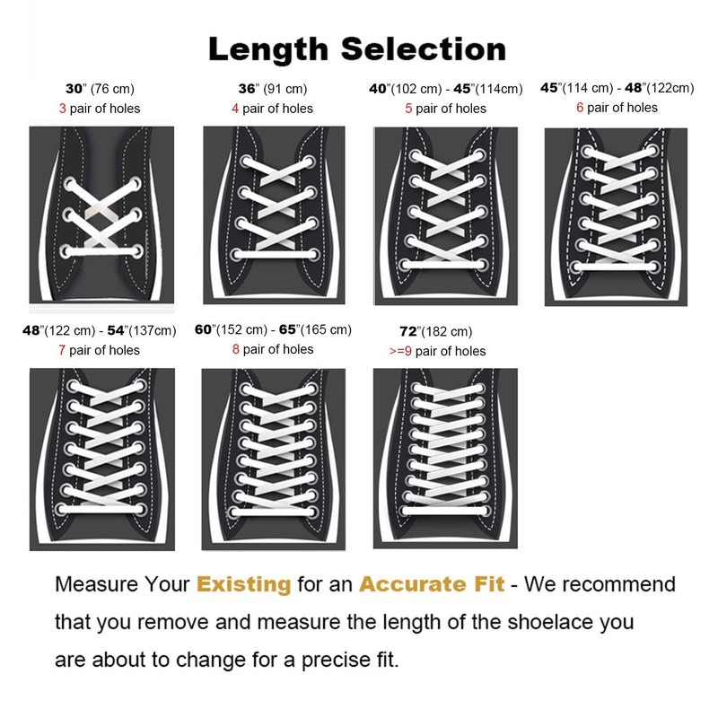 Stepace [2 Pairs Flat Shoe Laces for Sneakers 5/16" Width
