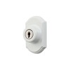 Ideal Security Keyed Deadbolt for Storm and Screen Doors, White