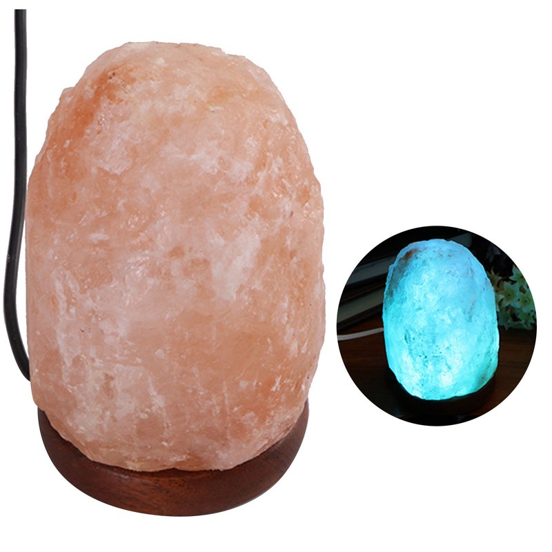 Himalayan Salt Lamp Colorful Changing LED Crystal Salt Lamp USB