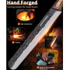 Naitesen Professional Brisket Carving Knife Set for Men, Hand Forged