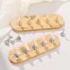 XUZOO 10pcs Nail Tip Stand Fixing Nail Practice Table Acrylic