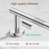 USHOWER Polished Chrome Bathroom Accessories Set, 24-Inch Towel Bar Set