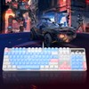 MageGee Mechanical Gaming Keyboard, 104 Keys White Backlit Mechanical Keyboards