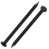 BNUOK 5 inch Hardware Nails, (22pcs) 1 lbs Black Nails,