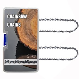 2PC 10 Inch Chainsaw Chains for Stihl Pole Saw MSA120 C-B, MSA160 C-B, MSA200 C-B, Replacement For Stihl 3670 005 0056 - Low Kickback Semi Chisel Chain -1/4" Pitch 56 DL .043"