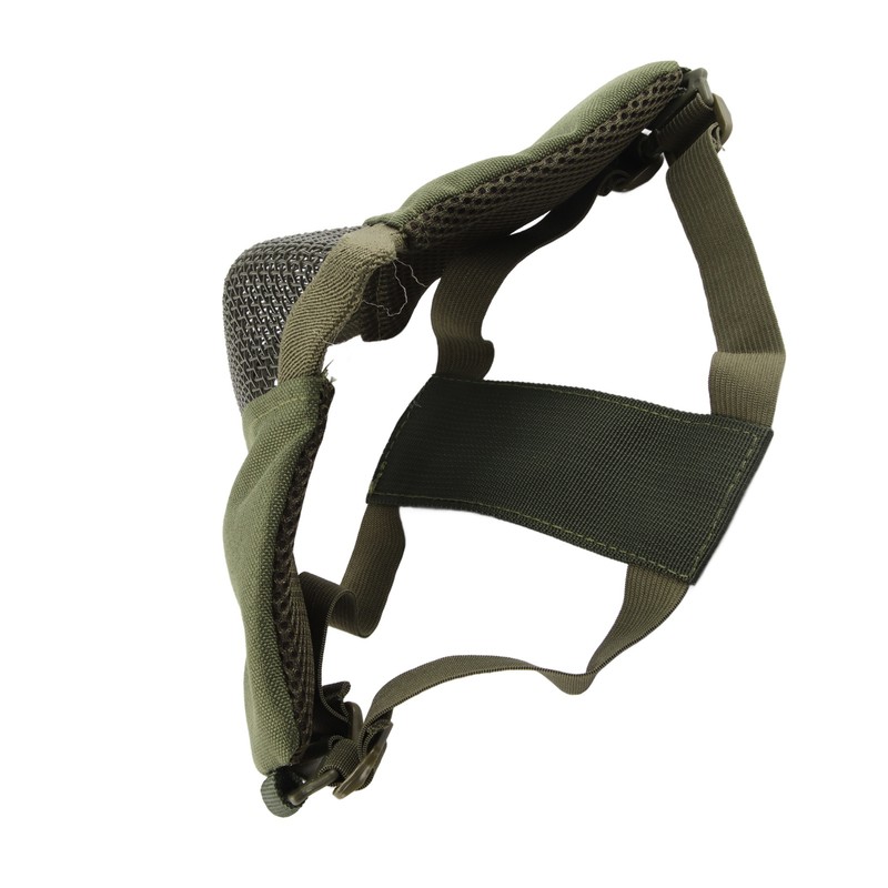 V10 Half Face Steel Mesh Breathable Protective Face Guard Competition