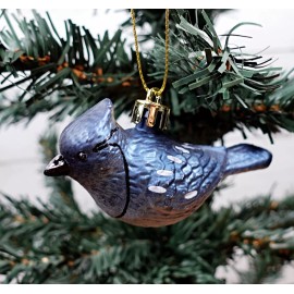 Unbranded Blue Bird Christmas Ornament Blue Jay Animals Holiday Tree Decor Gifts Cute