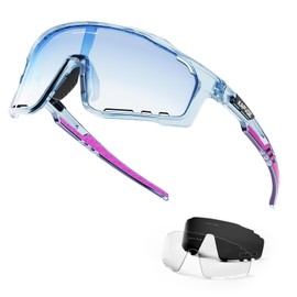 KAPVOE Polarised Cycling Glasses Men Women Road Bike Glasses Sports Sunglasses TR90 MTB Glasses Cycling Glasses Cycling Glasses UV400 Protection Sports Glasses Cycling Mountain Bike Running Volleyball